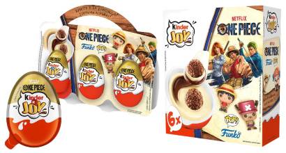 Kinder renueva su universo de sorpresas con Funko Pop y One Piece