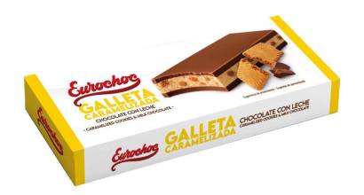 Las barritas de Cheescake y Galleta caramelizada de Eurochoc evolucionan a tabletas