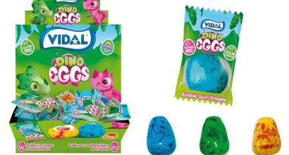 La diversión tiene forma de huevo: Vidal lanza Dino Eggs, chicles ácidos y llenos de color