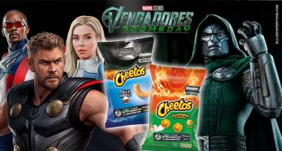 Cheetos y Doritos renuevan la imagen de sus gamas clásicas al estilo Marvel