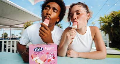 Fini y Dulcesol convierten los “besitos” y la fresa en helado