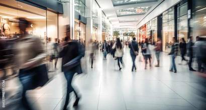 Crece el número de visitantes a los centros comerciales