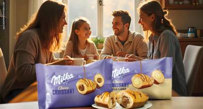 “Esponjosidad y sabor” en el nuevo Milka Choco Croissant