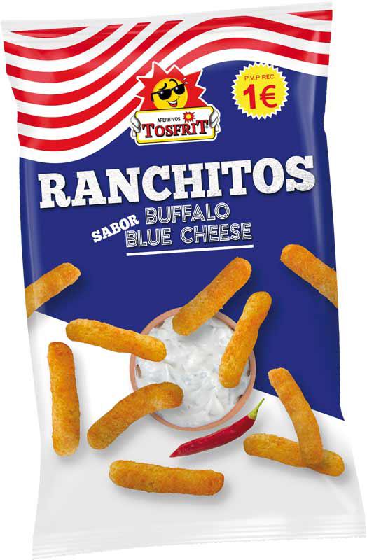 Tosfrit lanza Ranchitos, su nuevo snack con sabor a Buffalo Blue Cheese