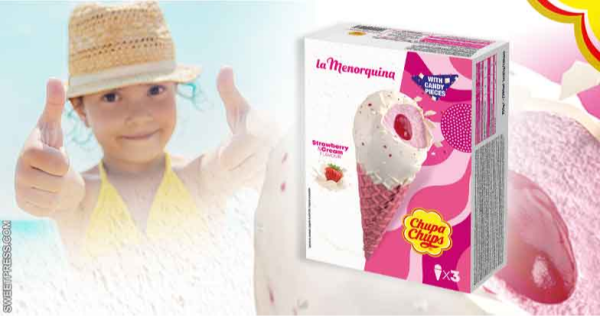 Nueva alianza entre Chupa Chups y La Menorquina para este verano