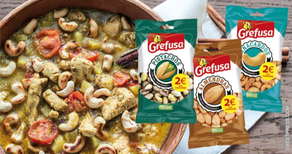 Las recetas del sector: Pollo con Frutos Secos Grefusa