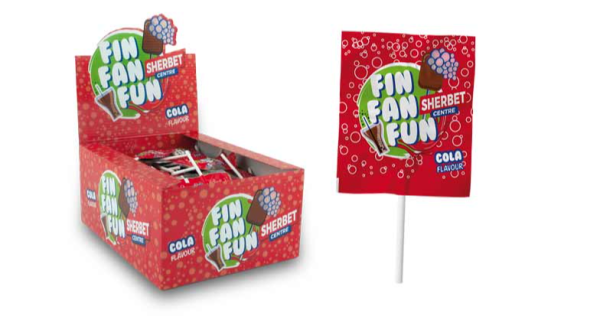 Piruleta Fin Fan Fun, de Caramelos Cerdán
