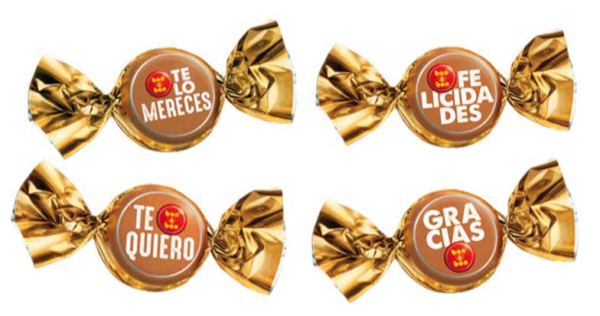 Bon O Bon Dulce de Leche Mensajes, de Arcor