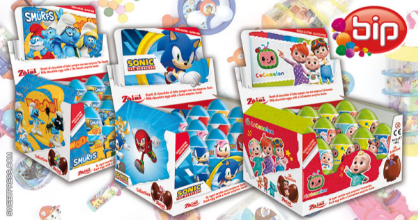 BIP Candy & Toys Spain distribuirá en exclusiva los huevos de Luigi Zaini en España