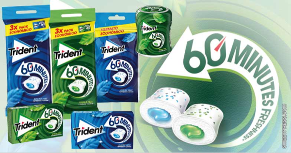 Trident rediseña su gama 60 minutos