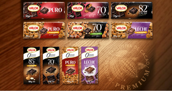 Nueva imagen para las tabletas de Chocolates Valor