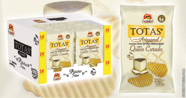 Tosfrit presenta sus Totas con sabor a Queso Curado