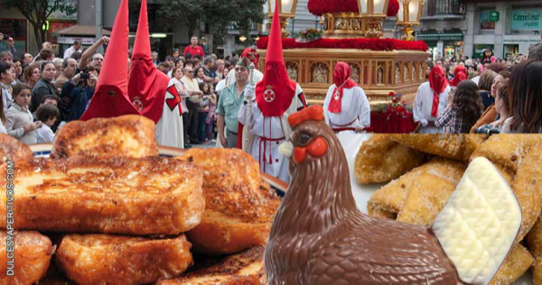 Delicias de Nuestra Tierra: Procesiones de dulces en Semana Santa