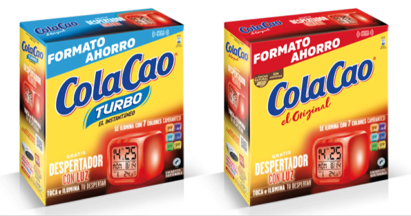 Promoción ColaCao con despertador, de Idilia Foods