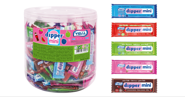 Tarro Dipper Mini, de Vidal Golosinas