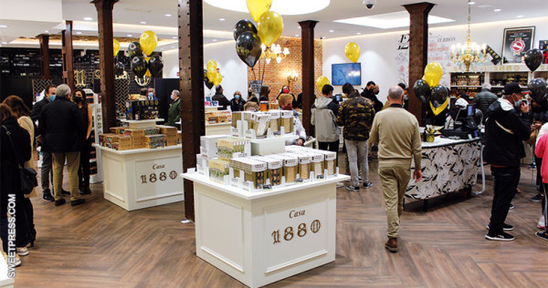 1880, la marca jijonenca de turrones, regresa a Madrid coincidiendo con la celebración del Día Mundial del Turrón