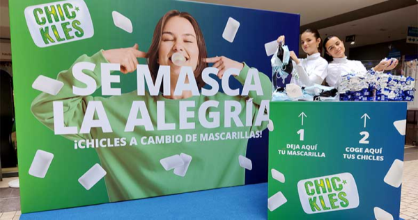 Chic-Kles Gum anima a volver a mascar chicle tras la retirada de las mascarillas