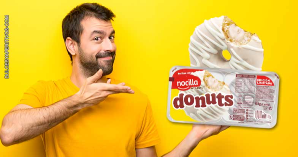 La novedad de Nocilla: Donuts sabor chocolate blanco con avellanas