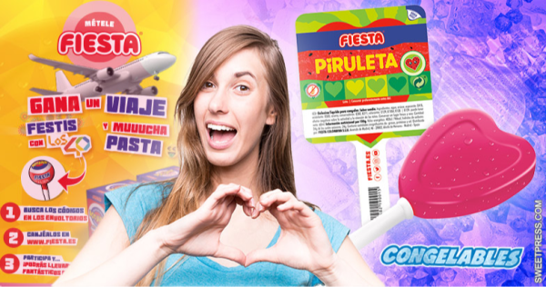 Fiesta presenta su Piruleta Congelable sabor Sandía