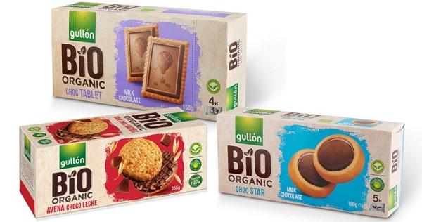 Gullón continúa apostando por la gama de galletas ecológicas con tres nuevas referencias