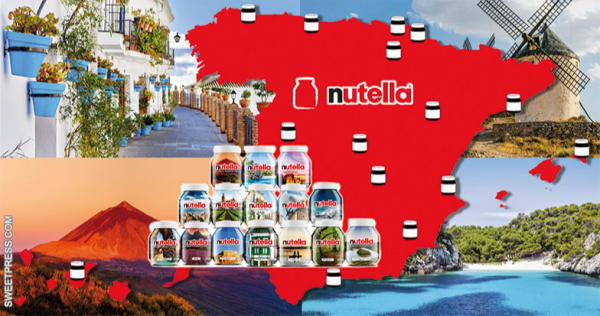 Nutella lanza un packaging de edición limitada para disfrutar y redescubrir España