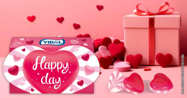 Dulce San Valentín con Vidal Golosinas y su Cajita Happy Day
