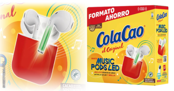 El nuevo lanzamiento de ColaCao: los nuevos Music Pods Led