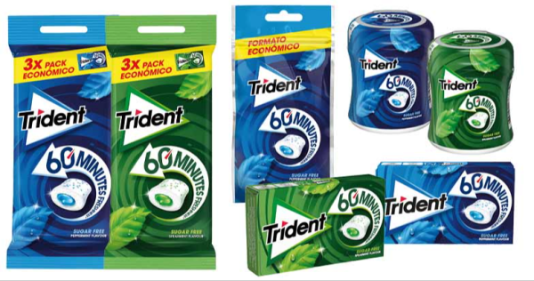 Trident 60 Minutos Menta y Hierbabuena, de Mondelez