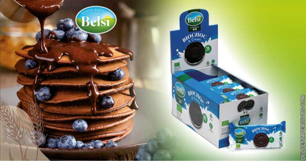 Receta: Tortitas con galletas Biochoc and Cream Belsi