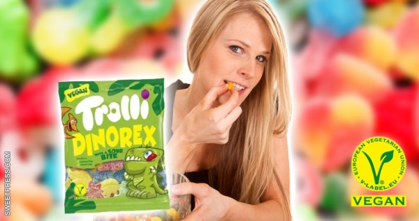 Dinorex, la línea vegana de Trolli en España