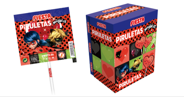Piruleta LadyBug, de Fiesta