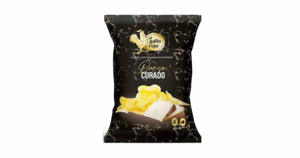 Patatas fritas sabor Queso curado El Gallo Rojo, de Tostados de Calidad