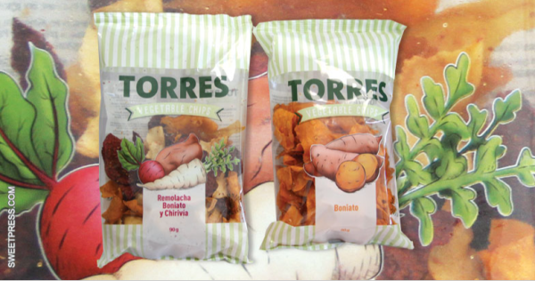 Gourmet y artesanas, así son las chips vegetales de Patatas Torres