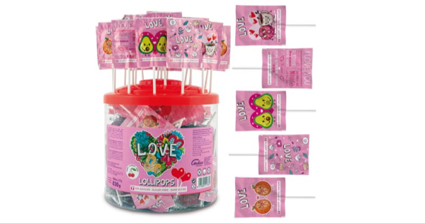 Love Lollipops Sin Azúcar, de Caramelos Cerdán