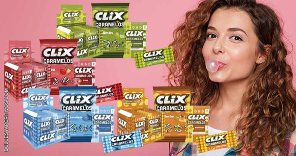 Clix de Fleer debuta en caramelos sin azúcar con cuatro sabores