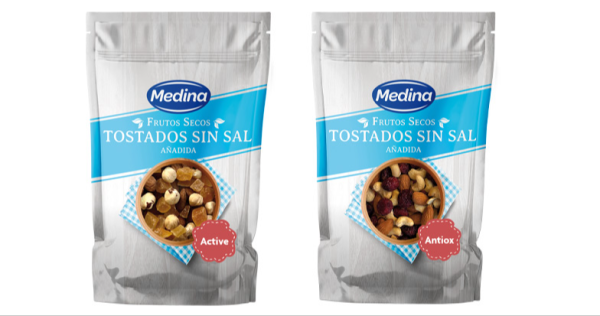 Active y Antiox – Línea Tostados Sin Sal, de Frutos Secos Medina