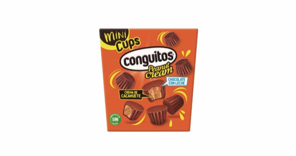 Mini Cups Conguitos Peanut Cream, de Chocolates Lacasa