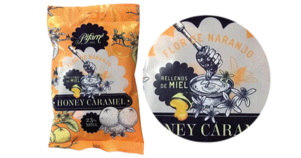 Caramelos rellenos de miel, de Viuda Pifarré