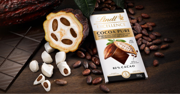 Excellence Cocoa Pure, la tableta de Lindt elaborada únicamente con ingredientes del cacao