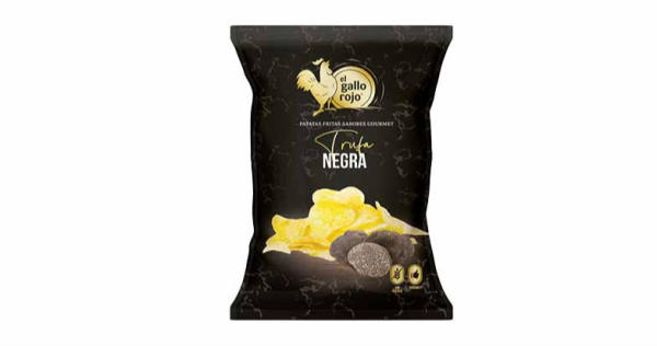 Patatas fritas sabor Trufa negra El Gallo Rojo, de Tostados de Calidad