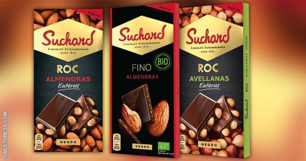 Las gamas Suchard BIO y ROC crecen con tres nuevas propuestas que combinan frutos secos y chocolate negro