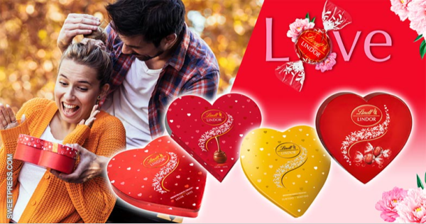 Un corazón relleno de bombones, la apuesta de Lindt para San Valentín