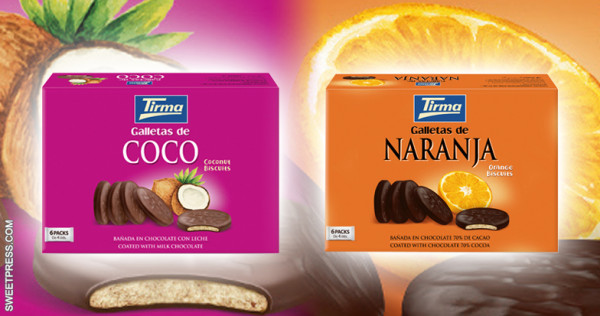 Tirma enriquece su oferta de galletas con variedades de coco y chocolate negro 70%