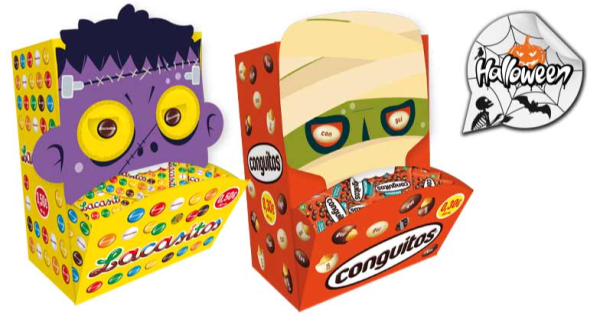 Momia de Conguitos y Frankie Lacasitos, de Lacasa