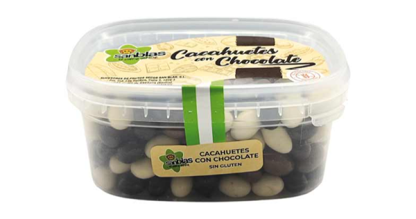 Mix Cacahuete recubierto de chocolate, de Frutos Secos San Blas