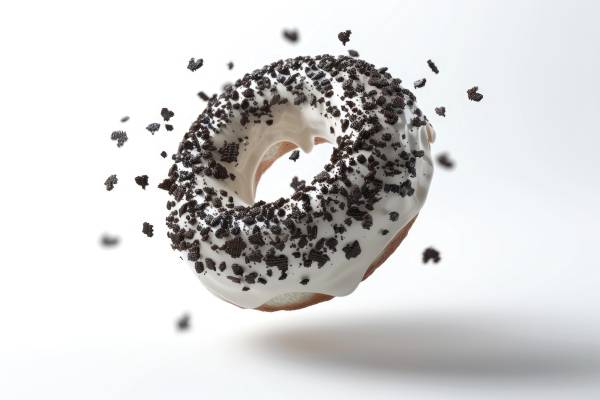 Receta: Rosquillas con topping de Oreo