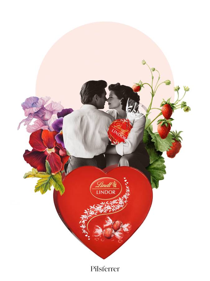 Lindt celebra el amor con una colaboración artística de Pilsferrer
