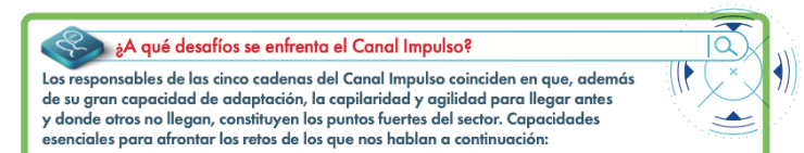 Canal Impulso: Adaptación a un entorno en continuo cambio