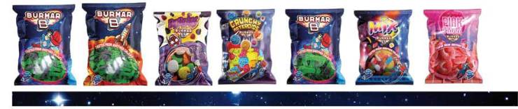 “Sabores de otra galaxia” con los nuevos caramelos de Burmar Sweets