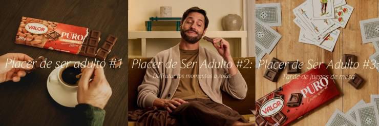 La última campaña de Chocolates Valor pone el acento en “el placer de ser adulto”